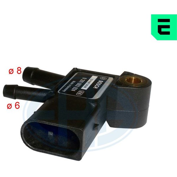 Sensor, avgastryck