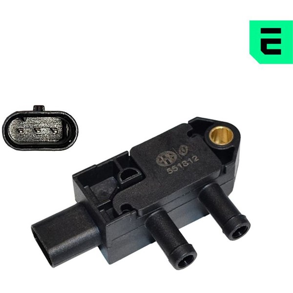 Sensor, avgastryck