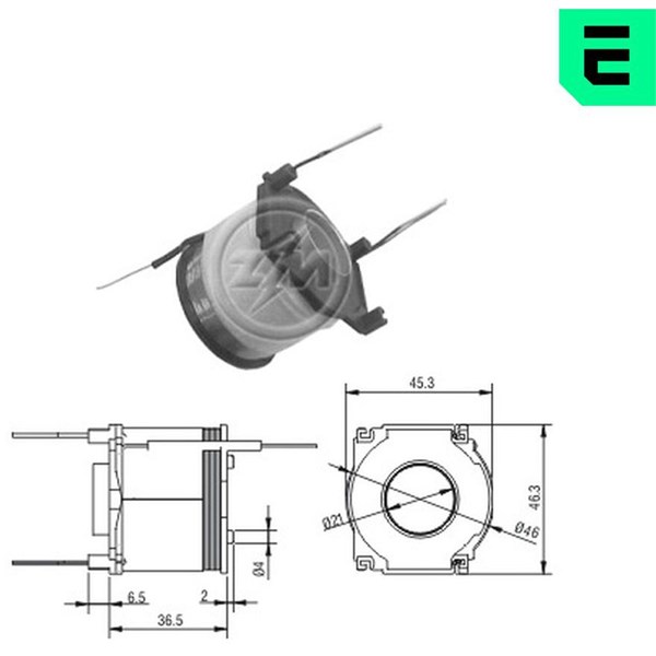 Magnetswitch, startmotor 12V