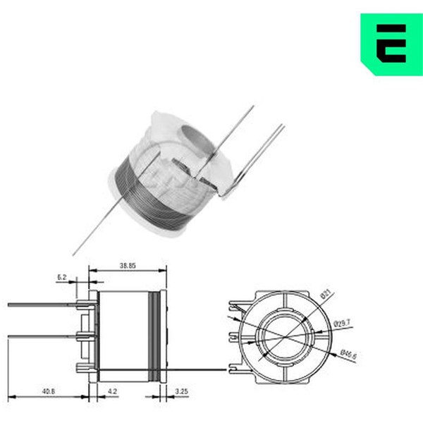 Magnetswitch, startmotor 12V