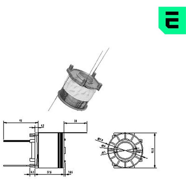 Magnetswitch, startmotor 12V