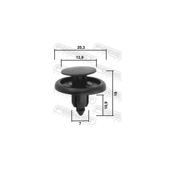Clip, list Febest 88570-084 FEBEST Clip, list Febest 88570-084 FEBEST