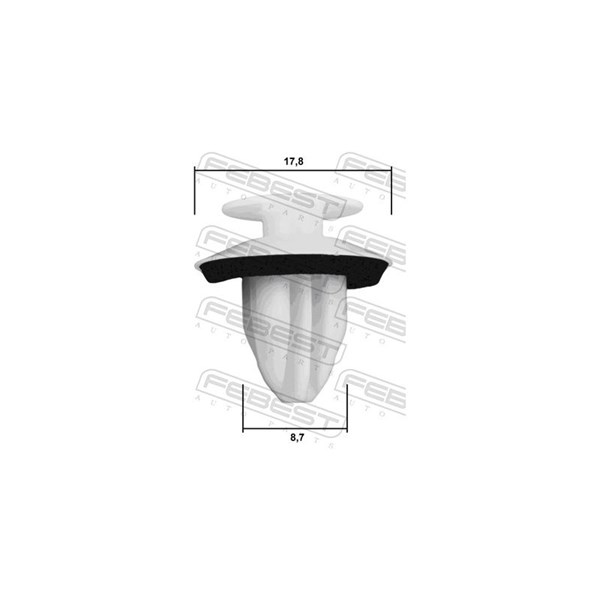 Clip, list Febest 88570-086 FEBEST Clip, list Febest 88570-086 FEBEST