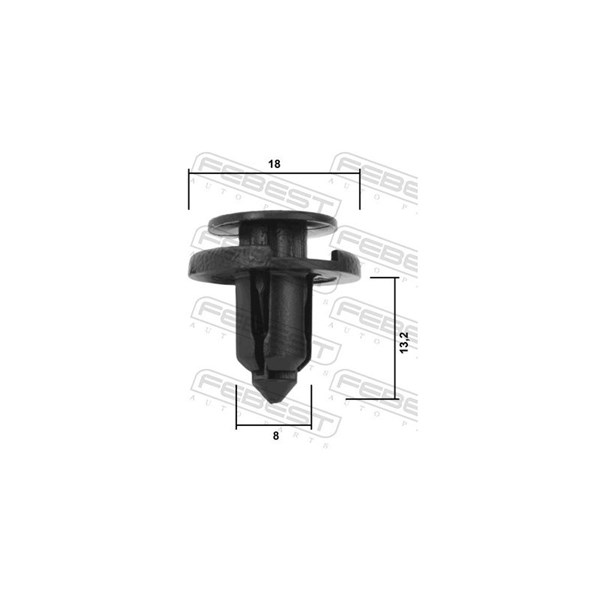 Clip, list Febest 88570-092 FEBEST Clip, list Febest 88570-092 FEBEST