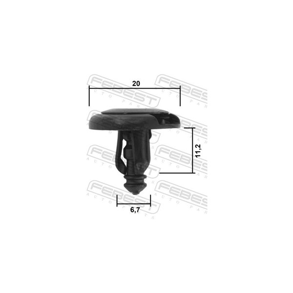 Clip, list Febest 88570-095 FEBEST