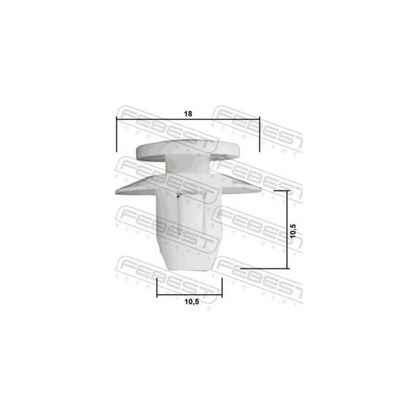 Clip, list Febest 88570-098 FEBEST Clip, list Febest 88570-098 FEBEST