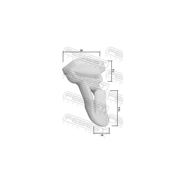Clip, list Febest 88570-100 FEBEST