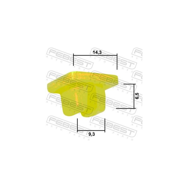 Clip, list Febest 88570-105 FEBEST Clip, list Febest 88570-105 FEBEST