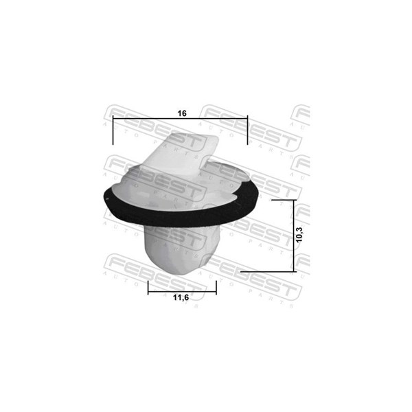 Clip, list Febest 88570-134 FEBEST Clip, list Febest 88570-134 FEBEST