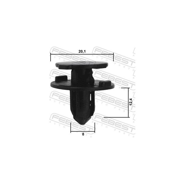 Clip, list Febest 88570-135 FEBEST