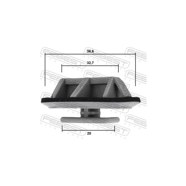 Clip, list Febest 88570-138 FEBEST Clip, list Febest 88570-138 FEBEST