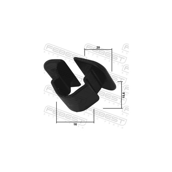 Clip, list Febest 88570-157 FEBEST