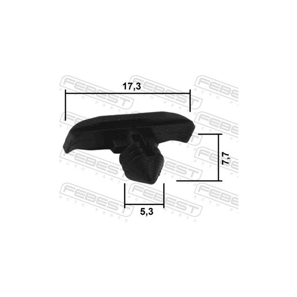 Clip, list Febest 88570-165 FEBEST
