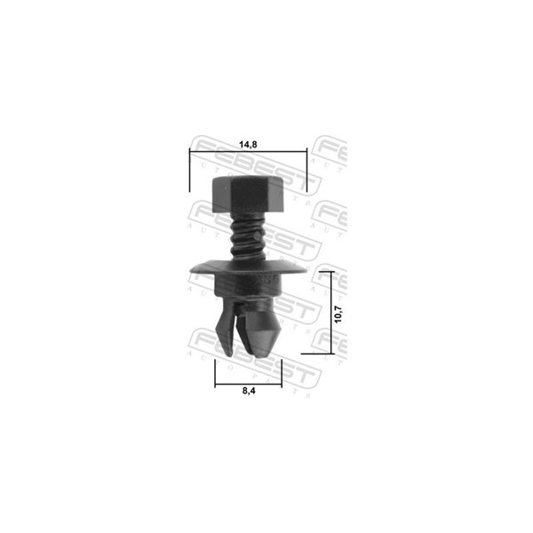 Clip, list Febest 88570-166 FEBEST Clip, list Febest 88570-166 FEBEST