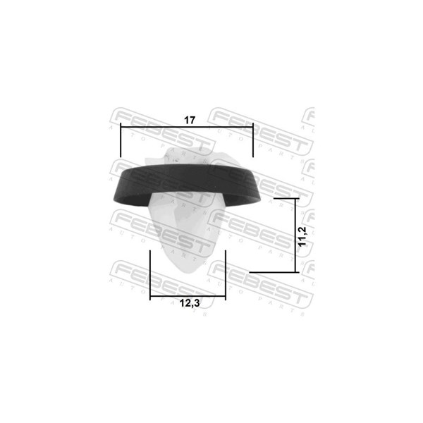 Clip, list Febest 88570-170 FEBEST