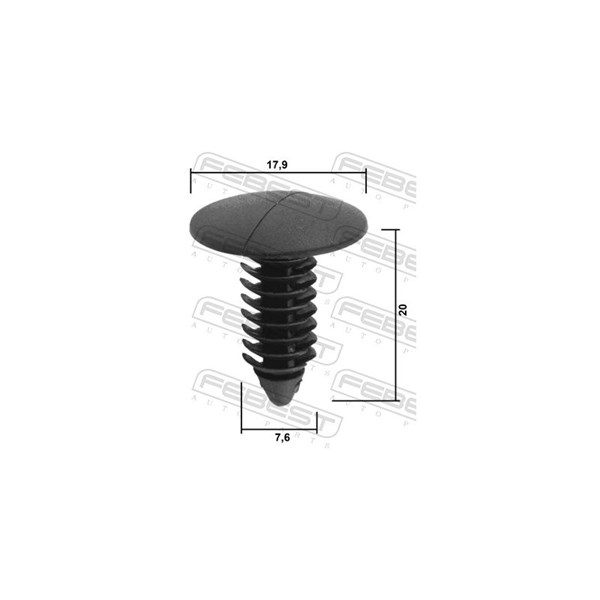 Clip, list Febest 88570-191 FEBEST