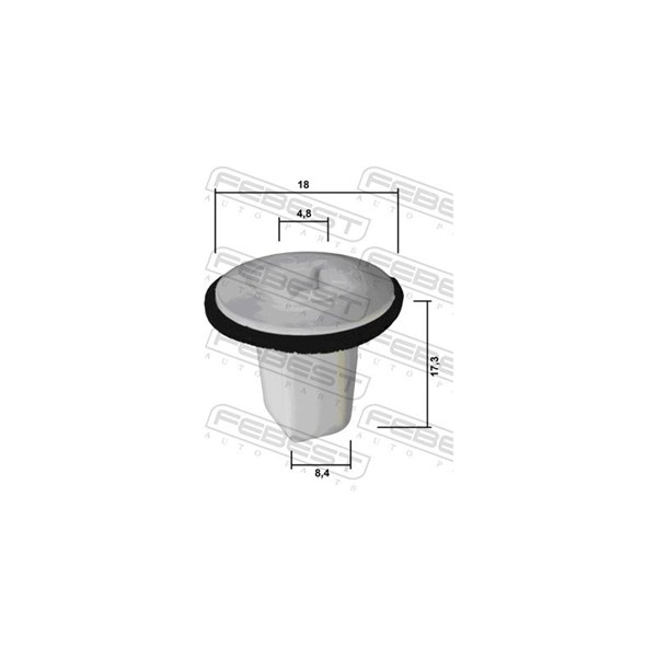 Clip, list Febest 88570-199 FEBEST Clip, list Febest 88570-199 FEBEST