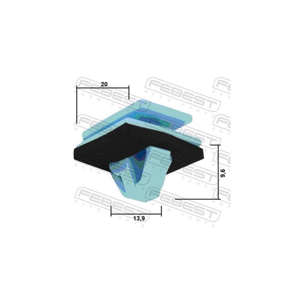 Clip, list Febest 88570-204 FEBEST Clip, list Febest 88570-204 FEBEST