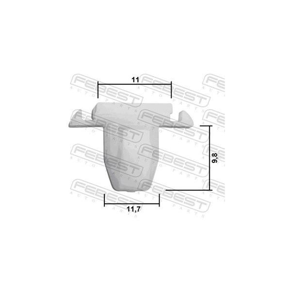 Clip, list Febest 88570-207 FEBEST Clip, list Febest 88570-207 FEBEST