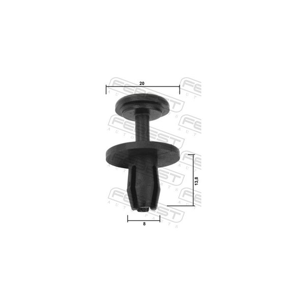 Clip, list Febest 88570-214 FEBEST