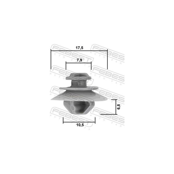 Clip, list Febest 88570-215 FEBEST Clip, list Febest 88570-215 FEBEST