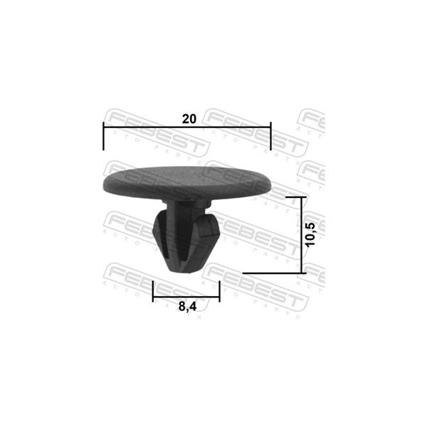 Clip, list Febest 88570-217 FEBEST