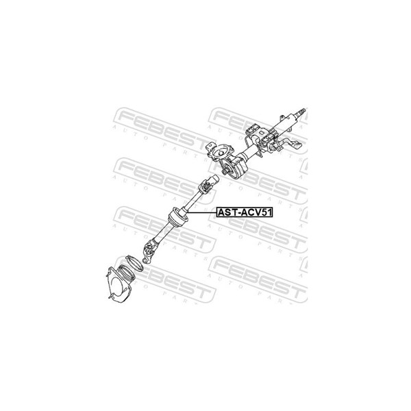 Styrningsaxel Febest AST-ACV51 FEBEST
