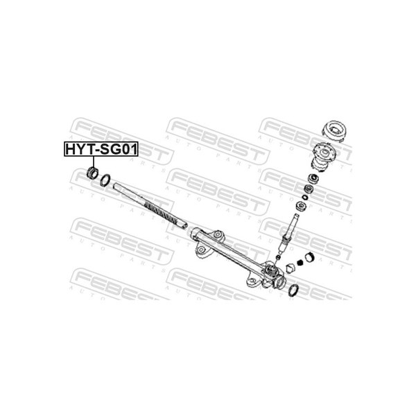 Bussning, styraxel Febest HYT-SG01 FEBEST Bussning, styraxel Febest HYT-SG01 FEBEST