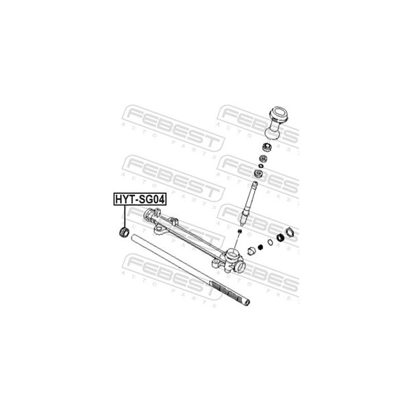 Bussning, styraxel Febest HYT-SG04 FEBEST Bussning, styraxel Febest HYT-SG04 FEBEST