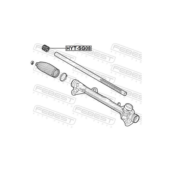 Bussning, styraxel Febest HYT-SG08 FEBEST Bussning, styraxel Febest HYT-SG08 FEBEST