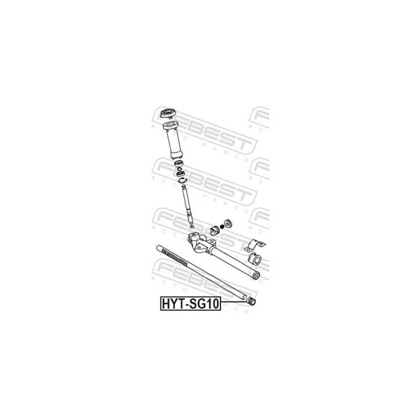 Bussning, styraxel Febest HYT-SG10 FEBEST Bussning, styraxel Febest HYT-SG10 FEBEST