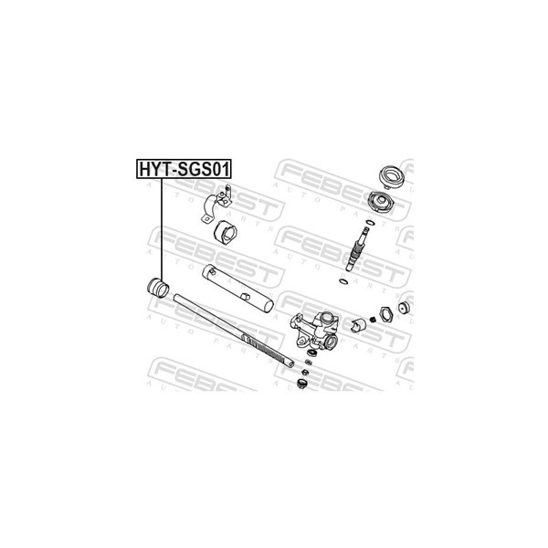 Bussning, styraxel Febest HYT-SGS01 FEBEST Bussning, styraxel Febest HYT-SGS01 FEBEST