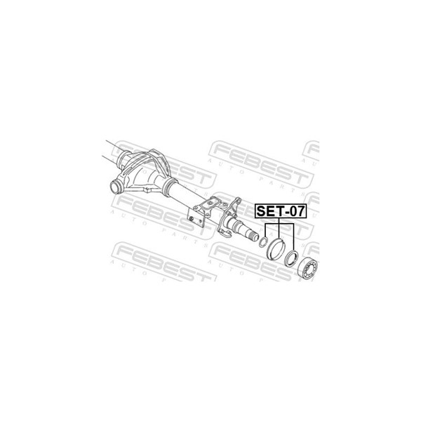 Sensorring, ABS, Bakaxel Febest SET-007 FEBEST
