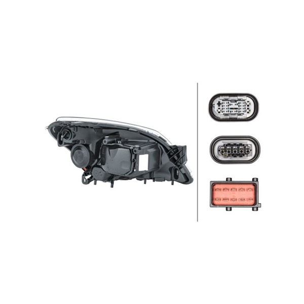Strålkastare 12V, Vänster Hella 1ZS 008 710-311 HELLA Strålkastare 12V, Vänster Hella 1ZS 008 710-311 HELLA