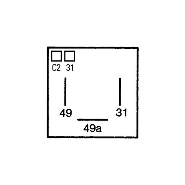 Blinkerenhet 12V Hella 4DM 005 698-021 HELLA