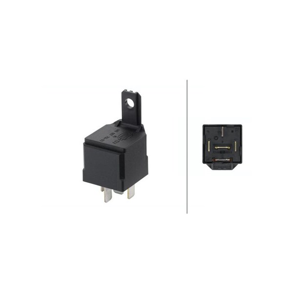 Relä, huvudström, Universal 12V Hella 4RD 007 794-031 HELLA