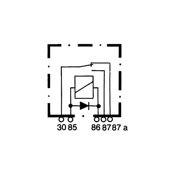 Relä, huvudström 12V Hella 4RD 007 794-041 HELLA