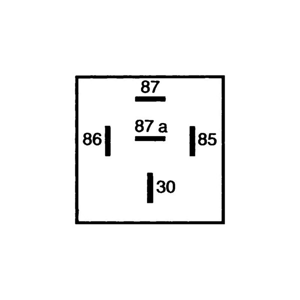 Relä, huvudström 12V Hella 4RD 007 794-041 HELLA