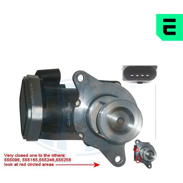 Egr-ventil 12V