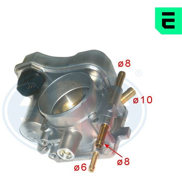 Gasspjäll/Spjällhus 12V