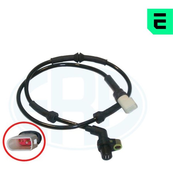 ABS-givare, Sensor, hjulvarvtal, framaxel höger, framaxel vänster