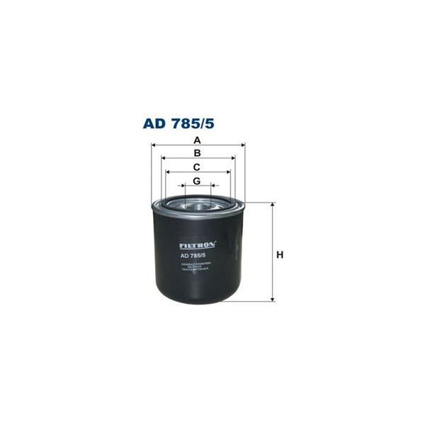 Lufttorkarpatron, kompressorsystem Filtron AD 785/5 FILTRON