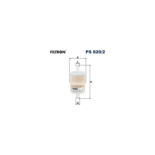 Bränslefilter Filtron PS 820/2 FILTRON