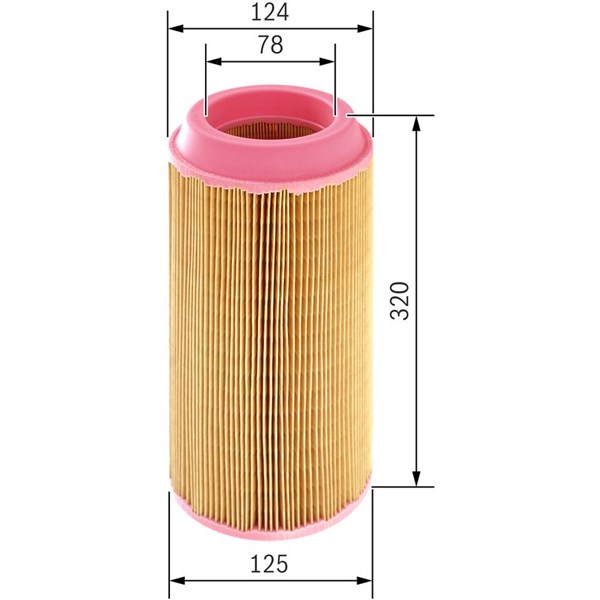 Luftfilter Bosch 1 457 433 557 BOSCH Luftfilter Bosch 1 457 433 557 BOSCH