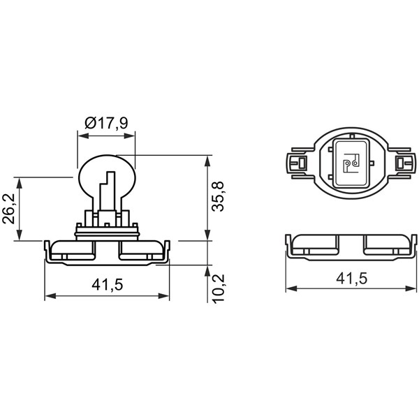 Dimljus bak 12V Bosch 1 987 302 266 BOSCH