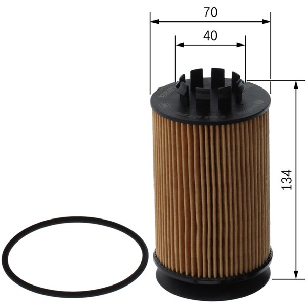 Oljefilter Bosch F 026 407 310 BOSCH