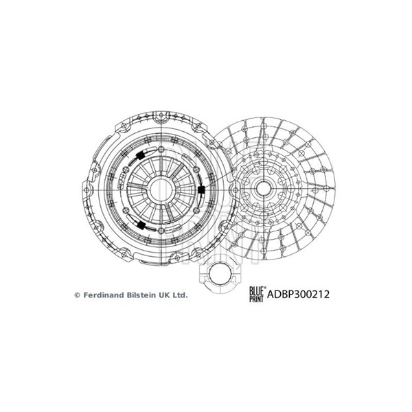 Kopplingssats Blue print ADBP300212 BLUE PRINT