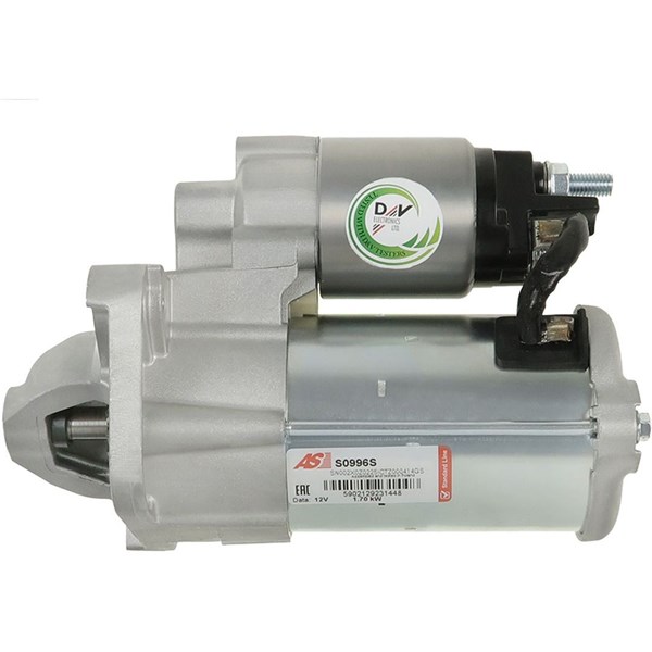 Startmotor 12V As-pl S0996S AS-PL