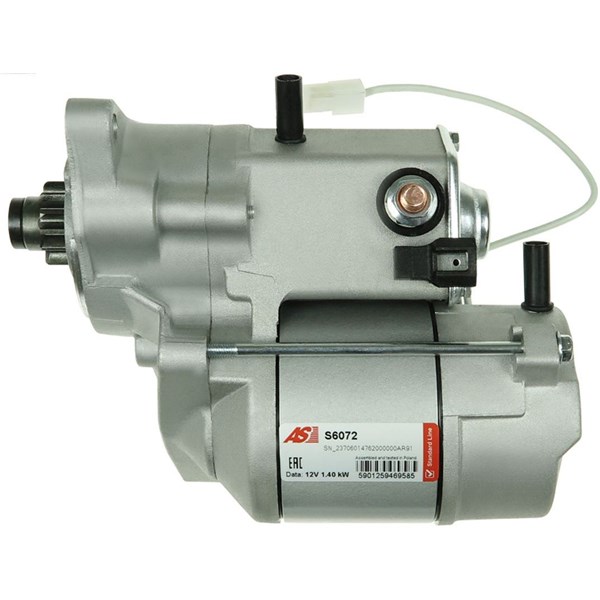 Startmotor, Universal 12V As-pl S6072 AS-PL