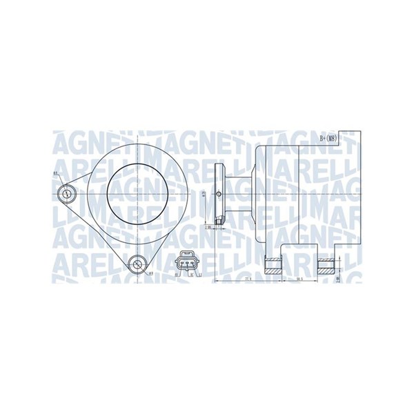 Generator 14V 150A Magneti marelli 063731999010 MAGNETI MARELLI